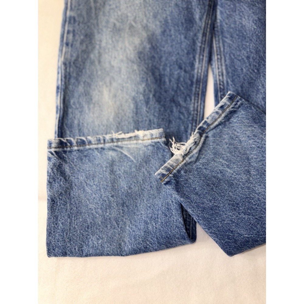 VTG Carhartt - Men's Size 32 Blue Denim Faded Distressed Broken In Jeans No Tag - Picture 15 of 16